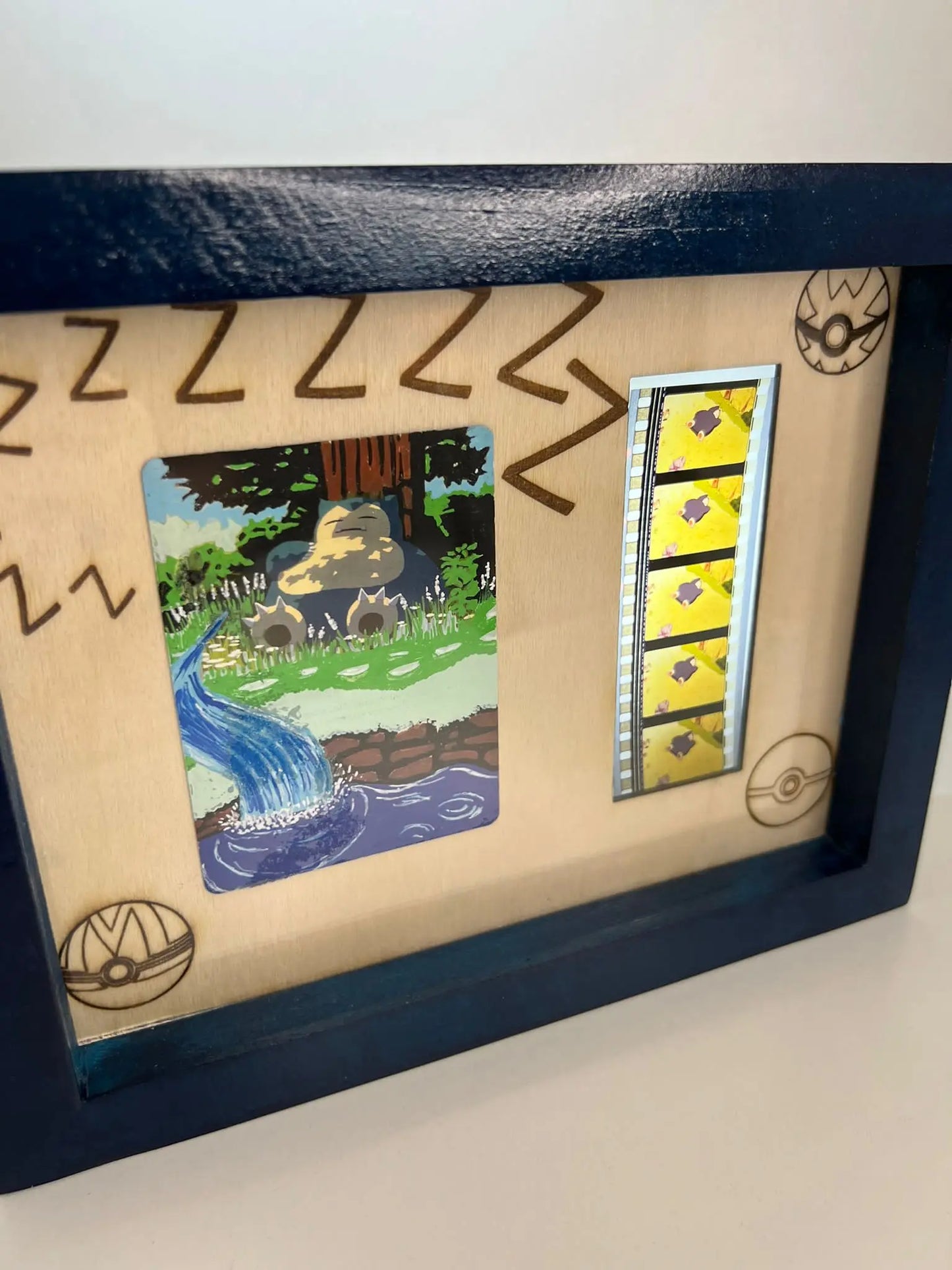 Cadre pellicule de film - Pokémon - Ronflex lageekeriedeju
