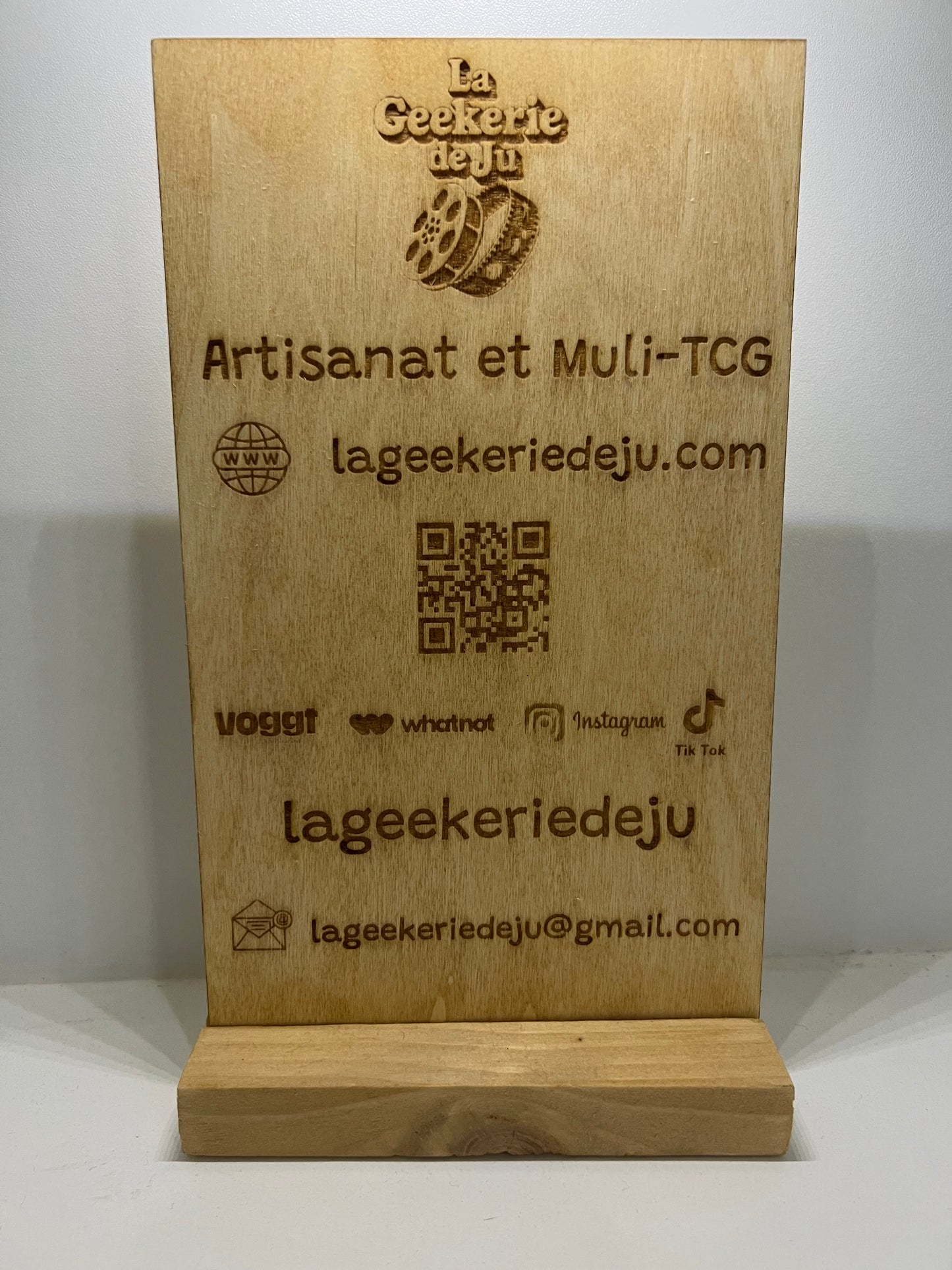 Panneau Publicitaire - Bois