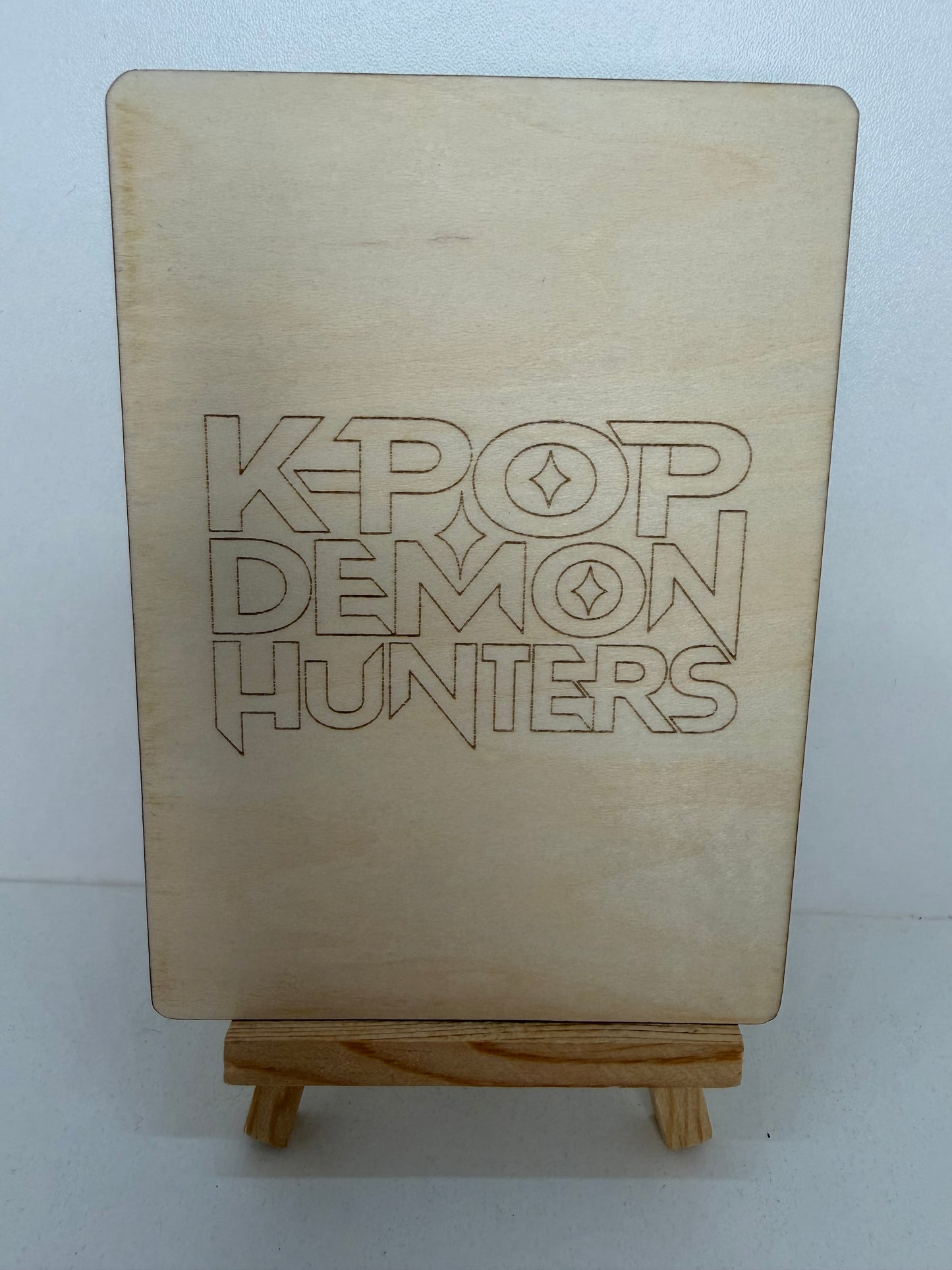 Carte en bois - K-POP - Romance Saja