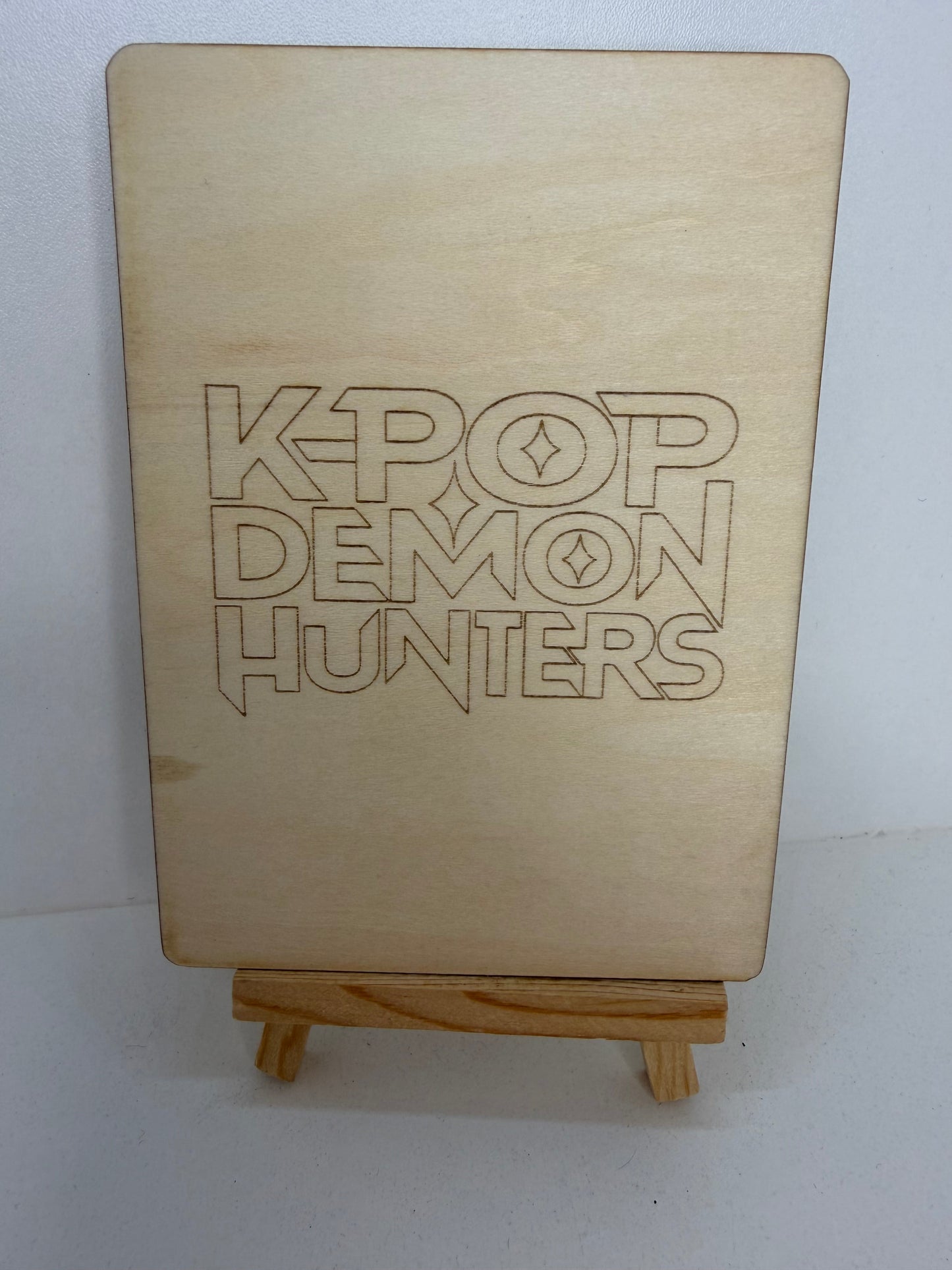 Carte en bois - K-POP - Abby Saja lageekeriedeju