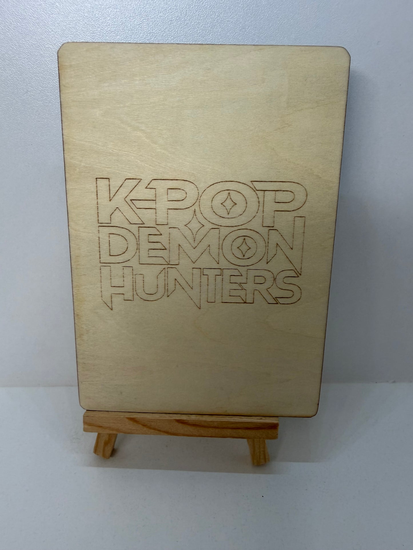 Carte en bois - K-POP - Jinu