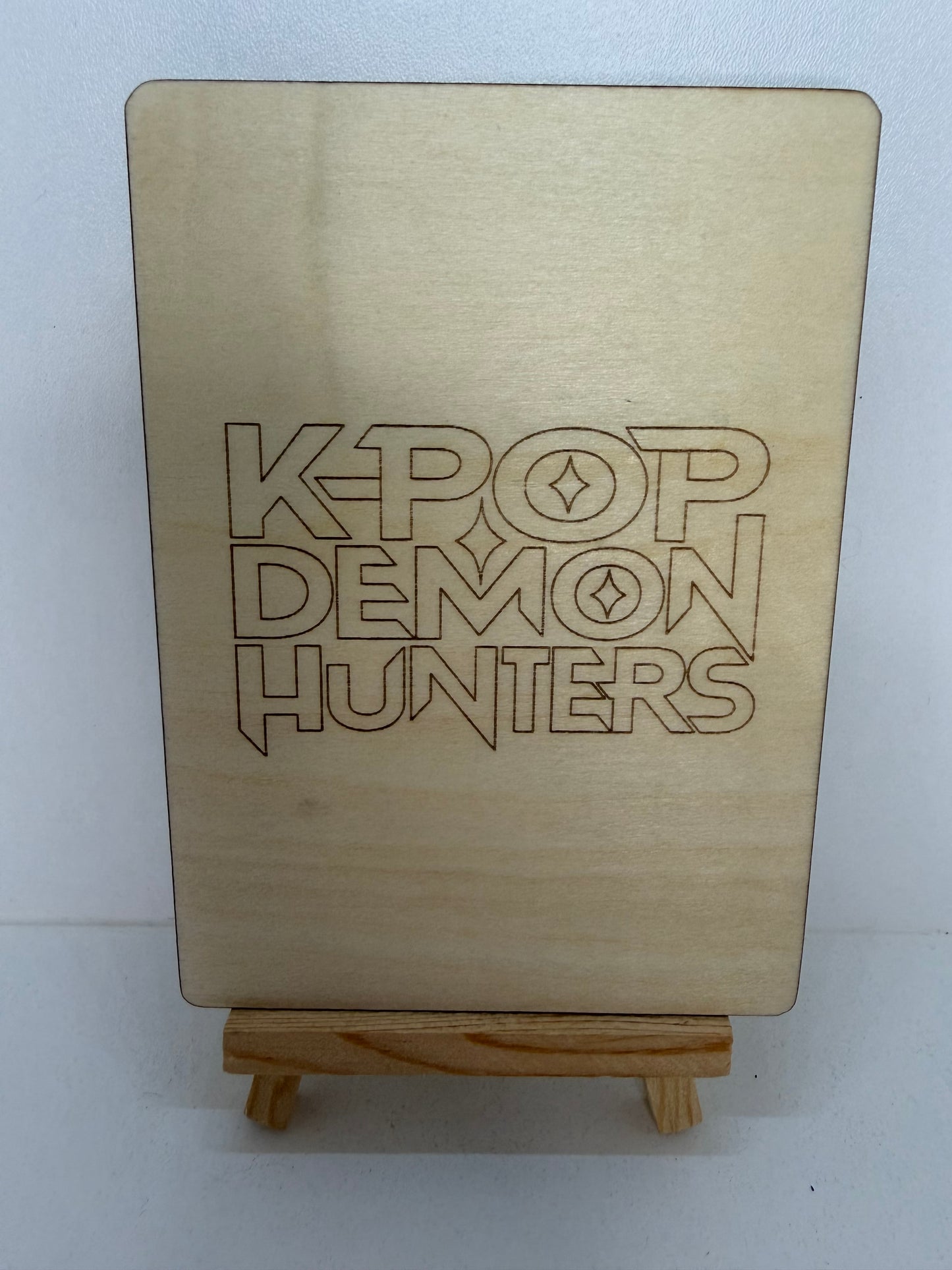 Carte en bois - K-POP - Mystery Saja