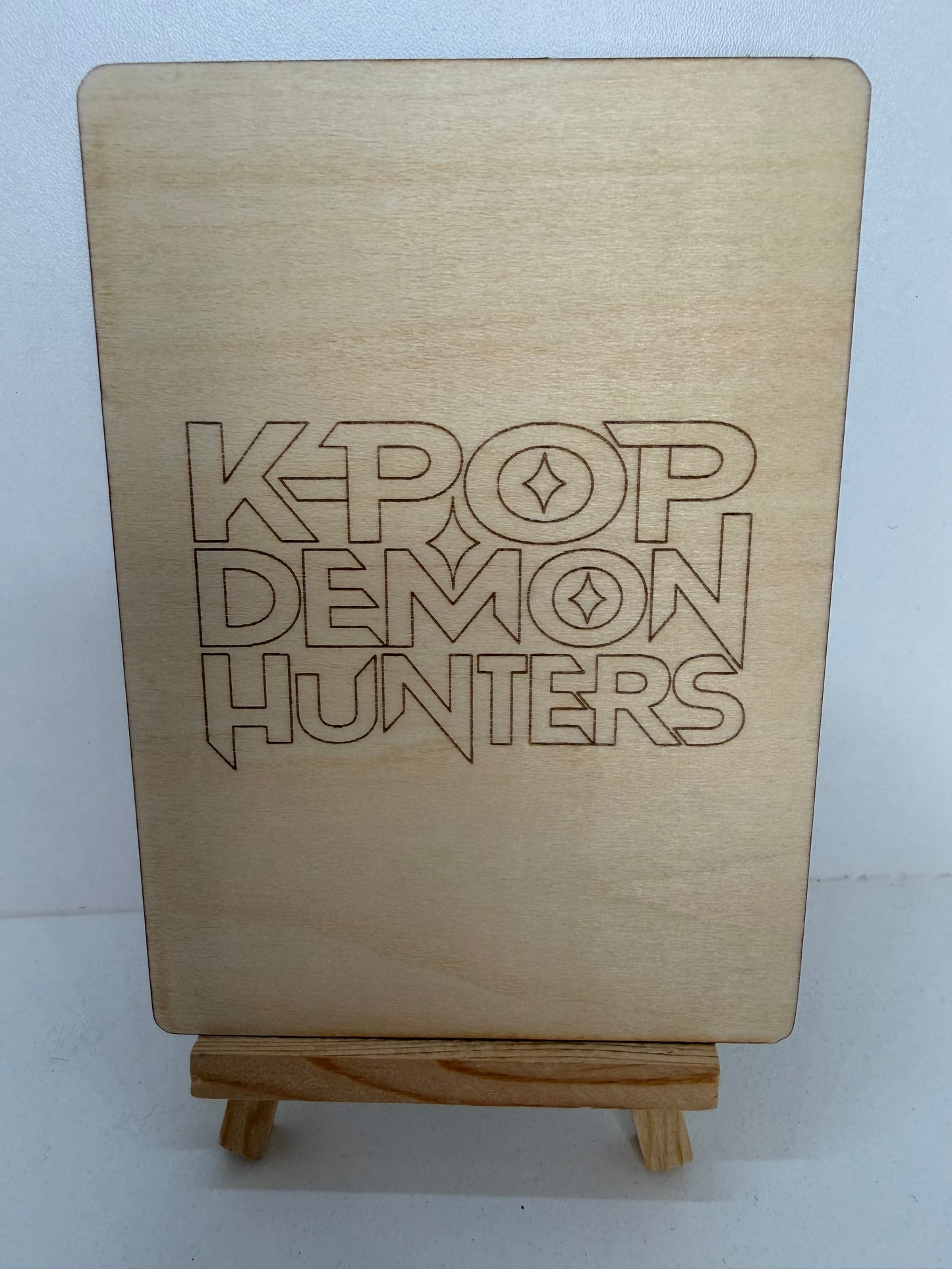 Carte en bois - K-POP - Derpy 2
