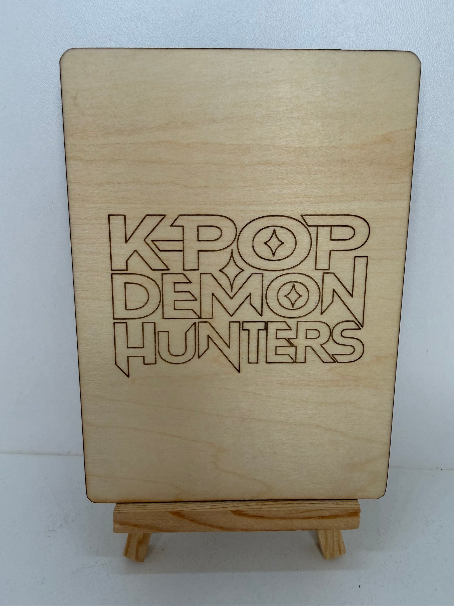 Carte en bois - K-POP - Rumi