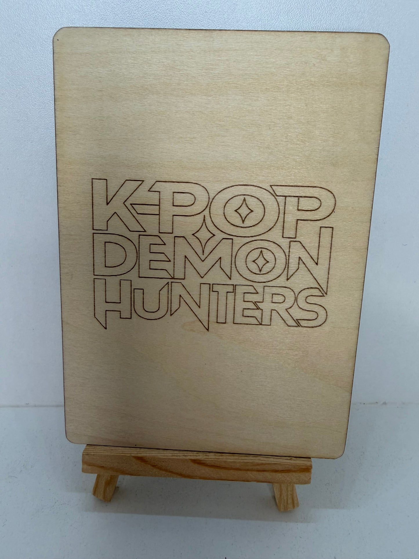 Carte en bois - K-POP - Derpy