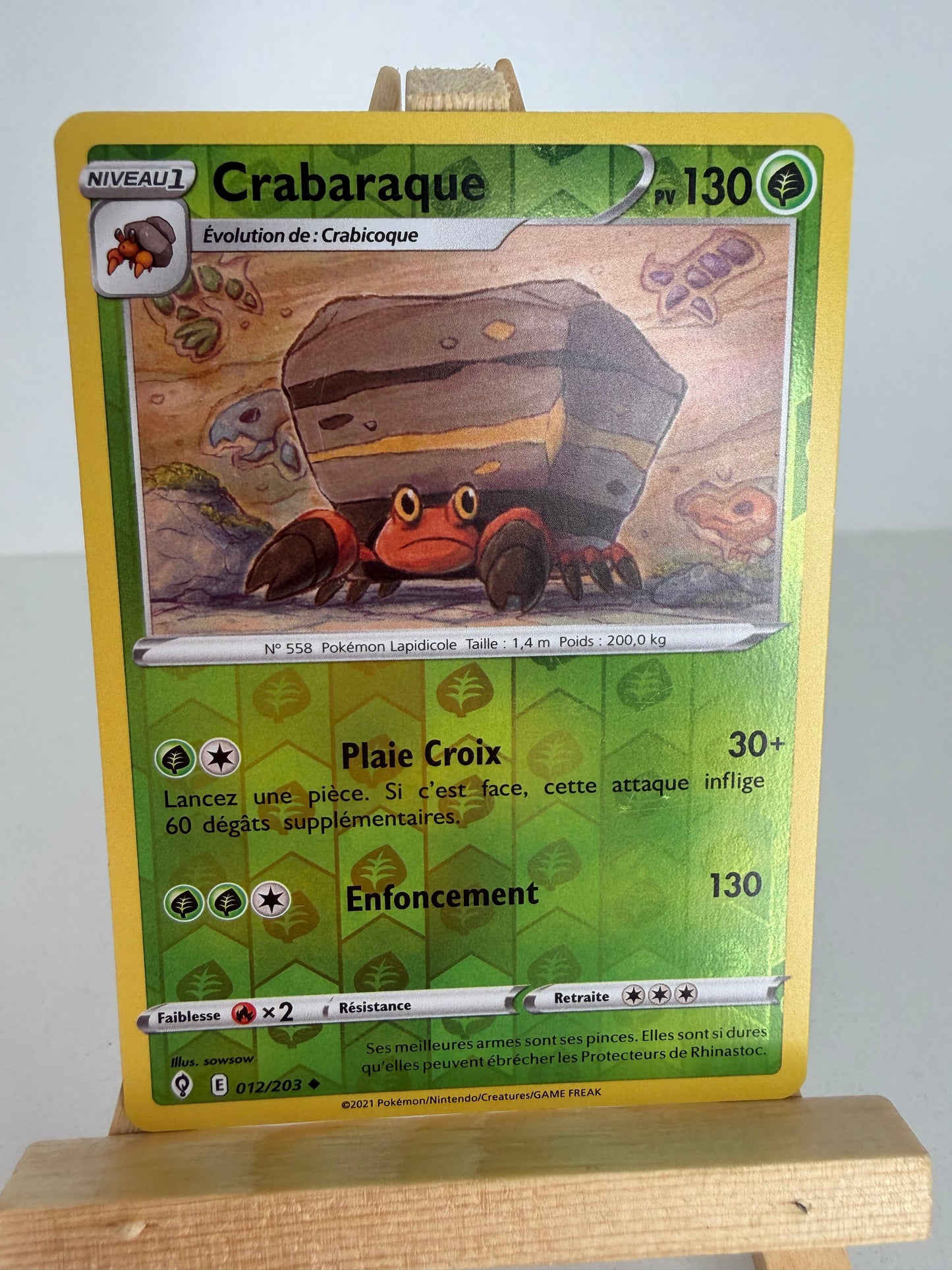 Crabaraque de Cristal Reverse