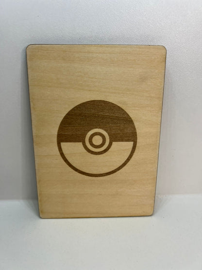 Carte en bois - Pokémon - Mewtwo