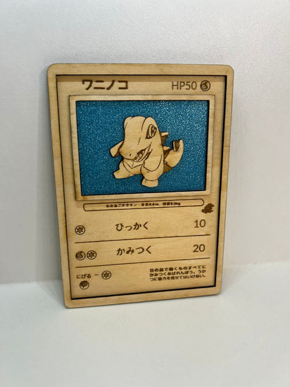 Carte en bois - Pokémon - Kaiminus