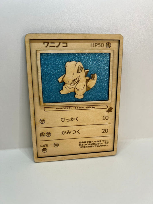 Carte en bois - Pokémon - Kaiminus