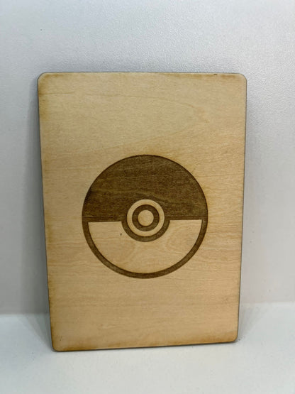 Carte en bois - Pokémon - Bulbizarre