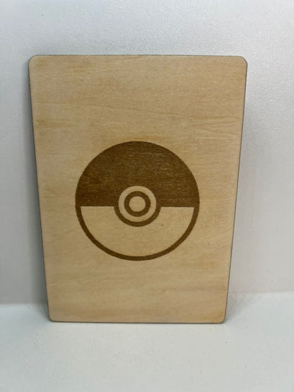 Carte en bois - Pokémon - Trio de Spectres