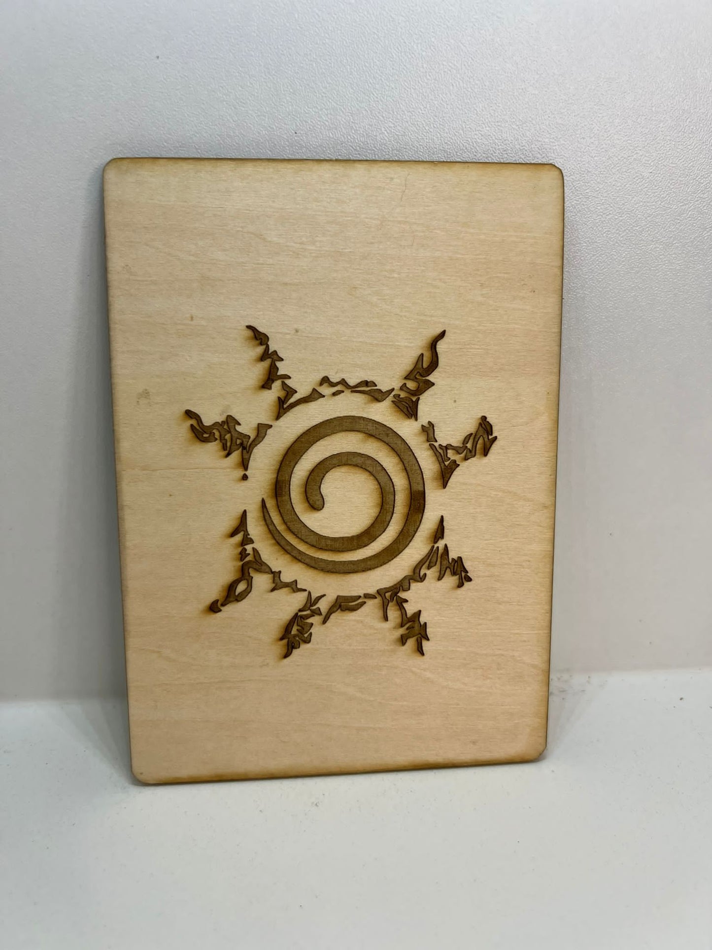 Carte en bois - Naruto - Kakashi