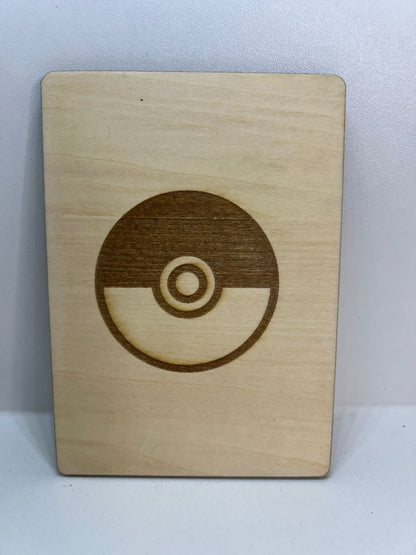 Carte en bois - Pokémon - Alakazam