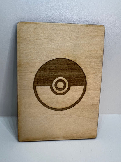 Carte en bois - Pokémon - Carapuce