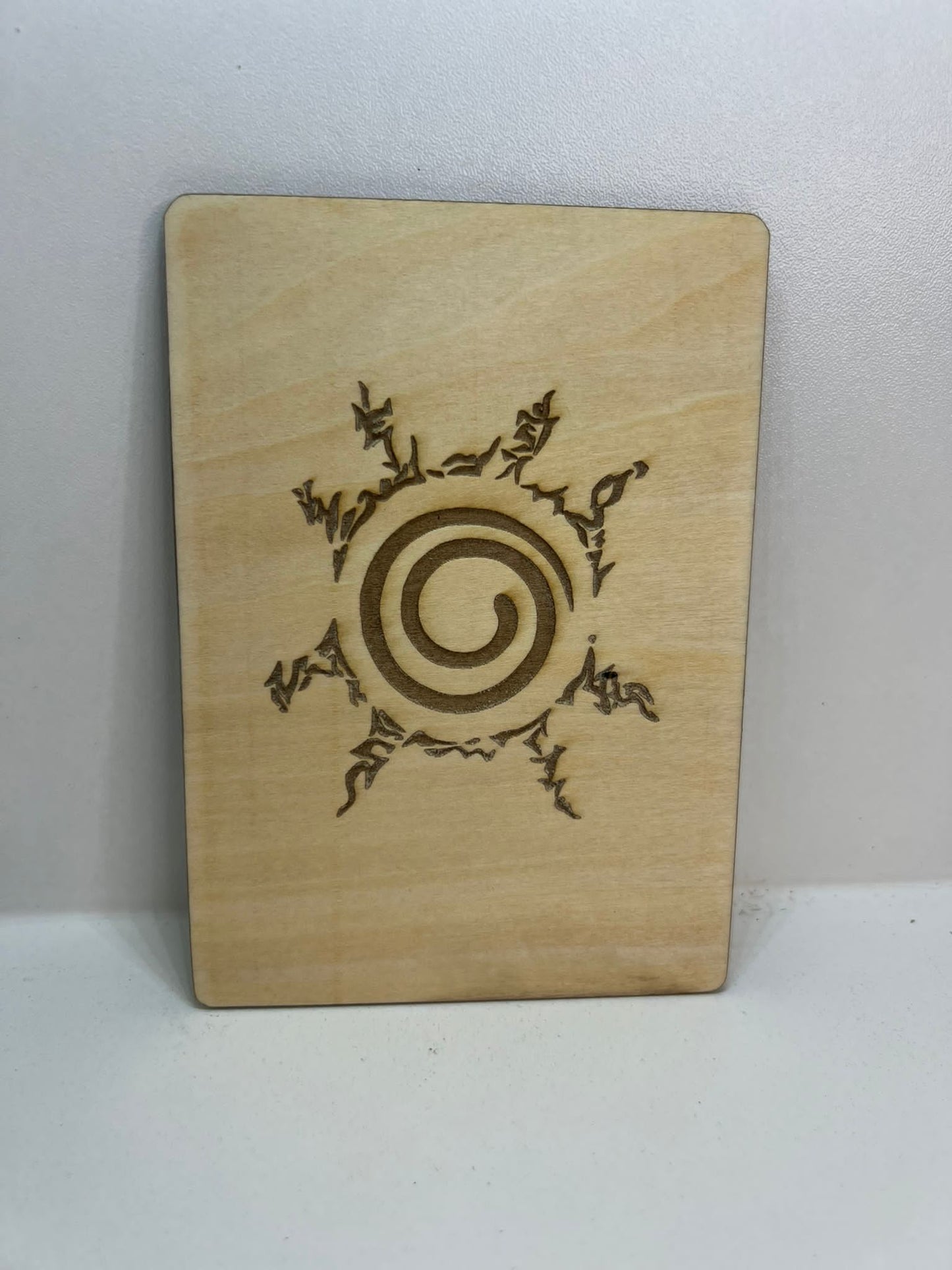 Carte en bois - Naruto - Hinata