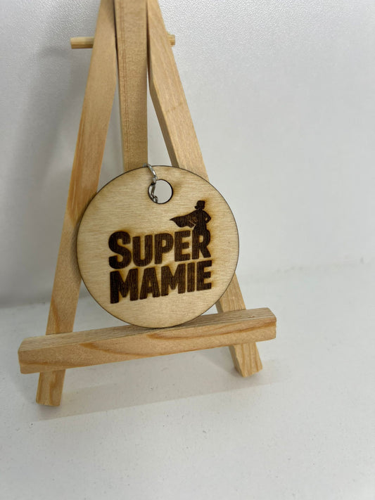 Porte-clés - Super Mamie