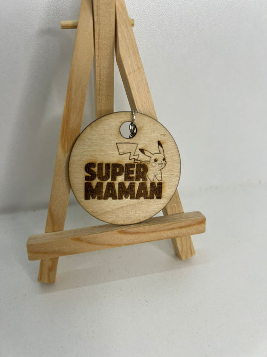 Porte-clés - Super Maman