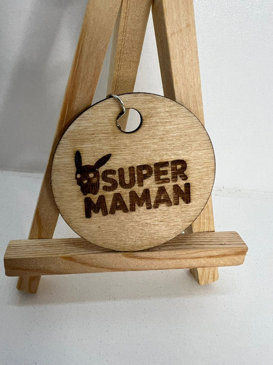 Porte-clés - Super Maman
