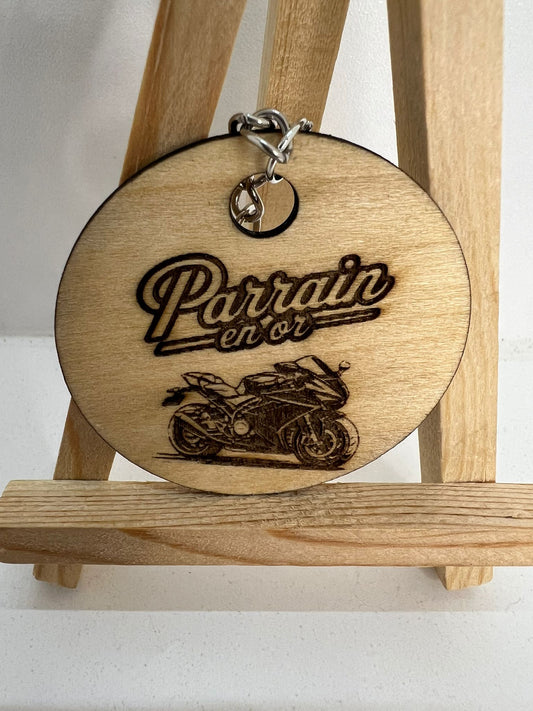 Porte-clés - Parrain en Or