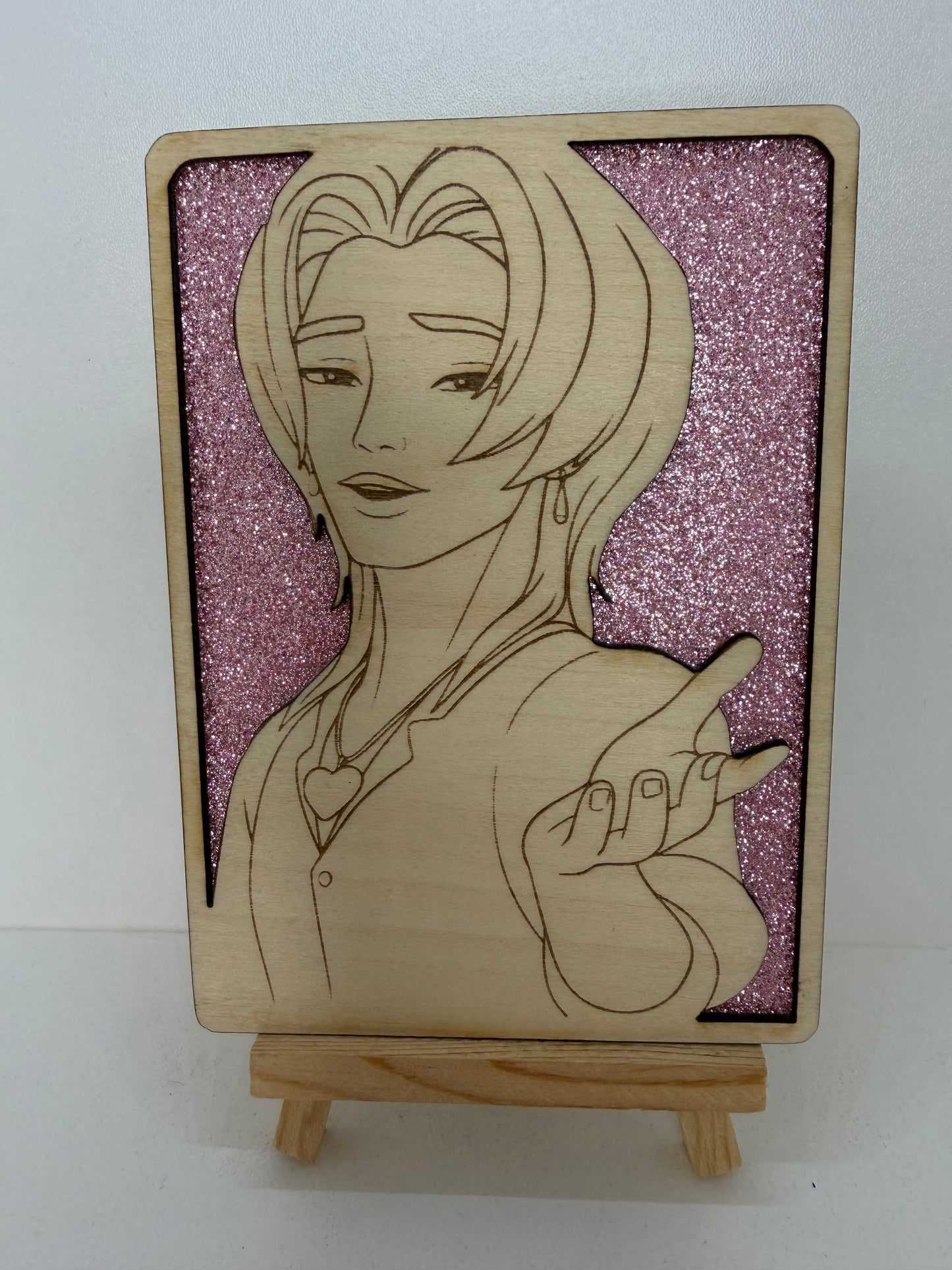 Carte en bois - K-POP - Romance Saja