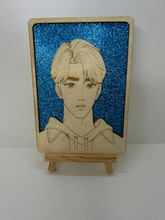 Carte en bois - K-POP - Jinu