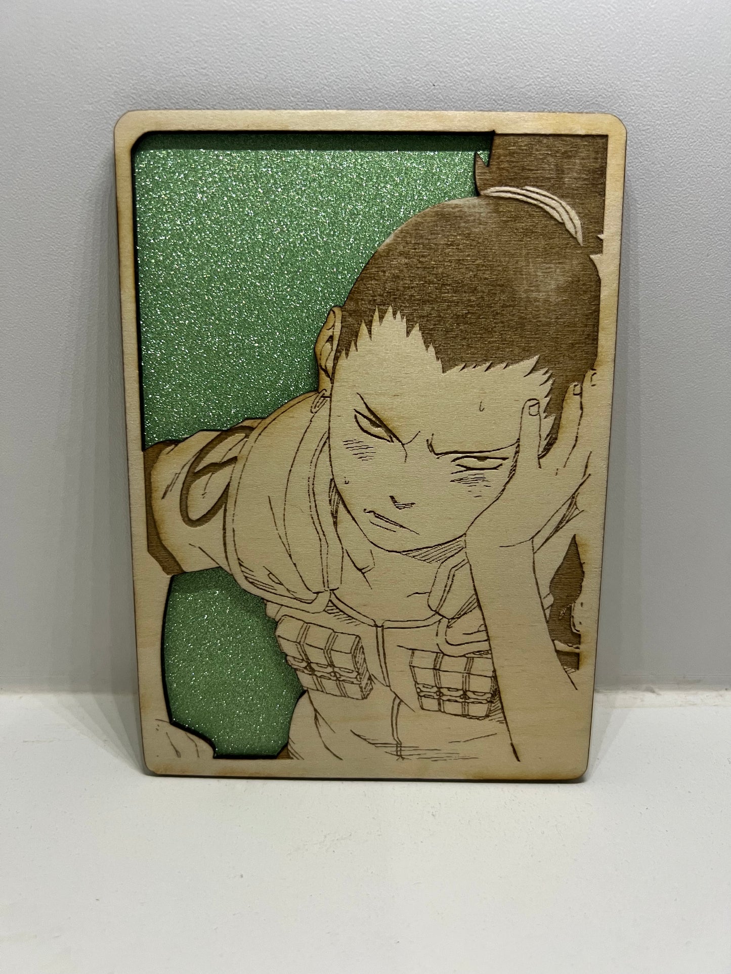 Carte en bois - Naruto - Shikamaru