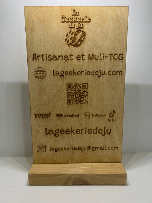 Panneau Publicitaire - Bois