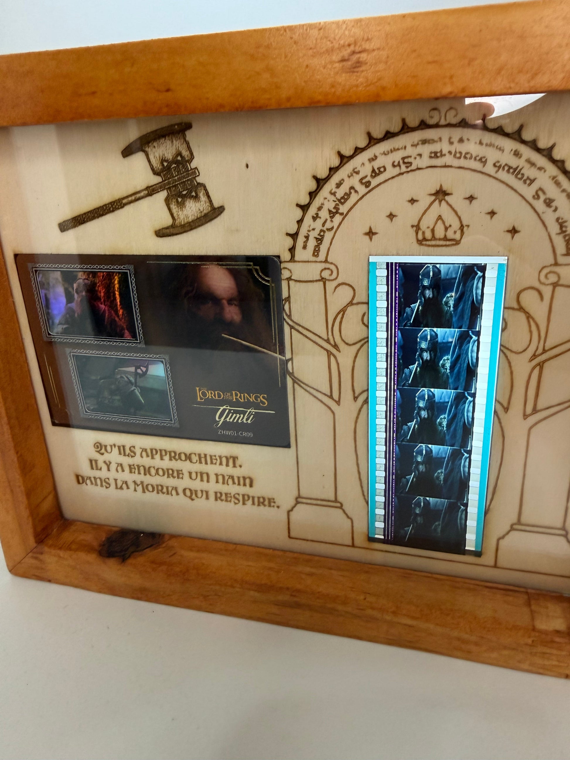 Cadre pellicule de film - Seigneur des Anneaux - Gimli lageekeriedeju