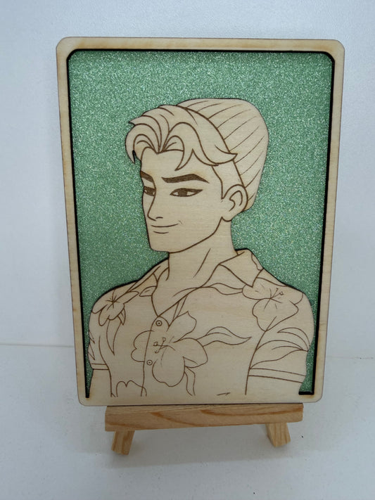 Carte en bois - K-POP - Abby Saja