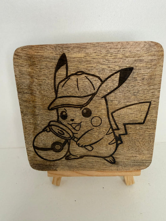 Dessous de verre - Thème Pikachu lageekeriedeju