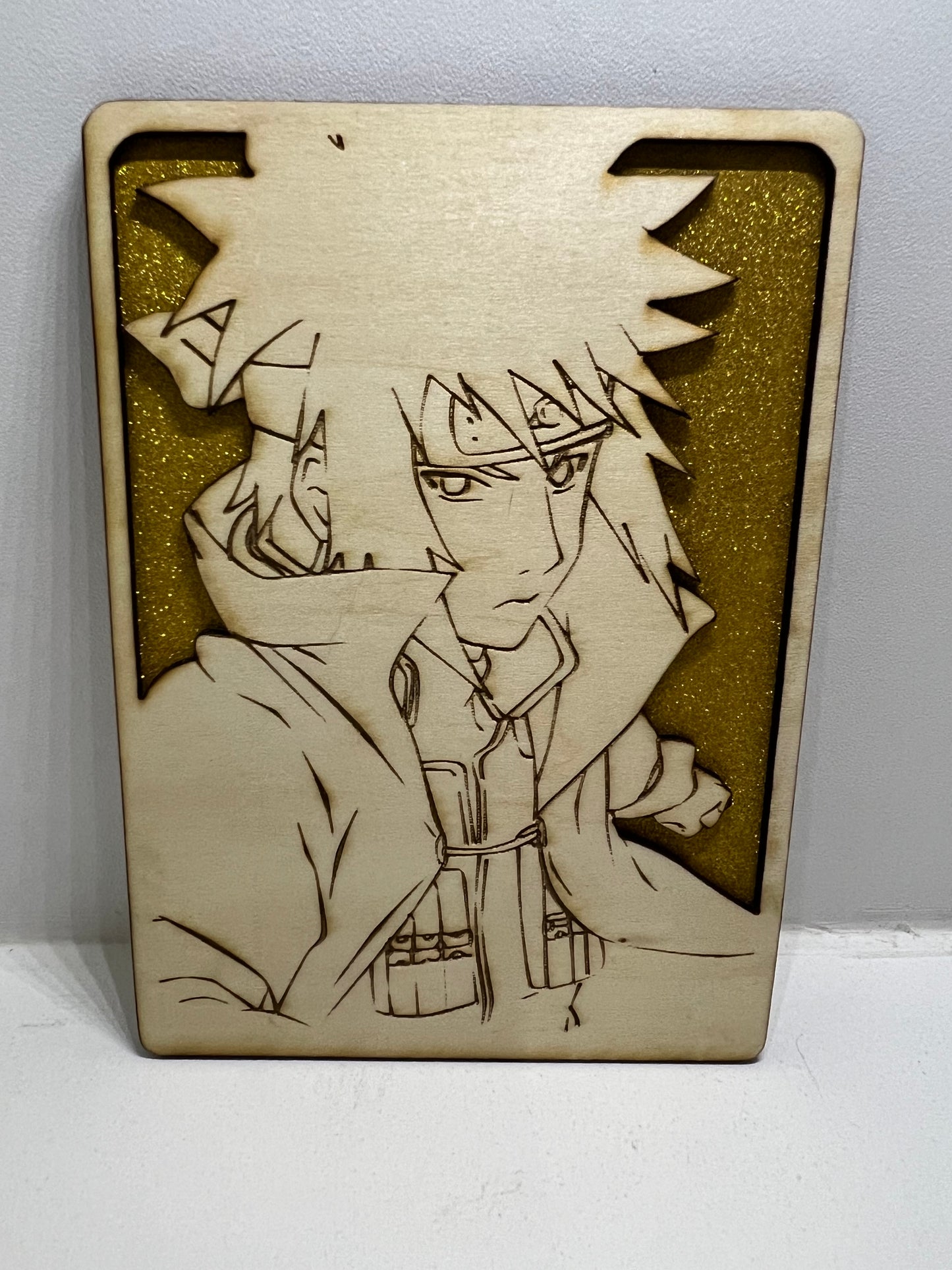 Carte en bois - Naruto - Minato