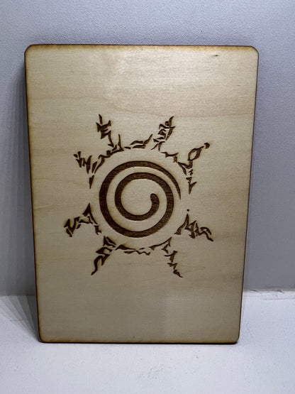 Carte en bois - Naruto - Minato