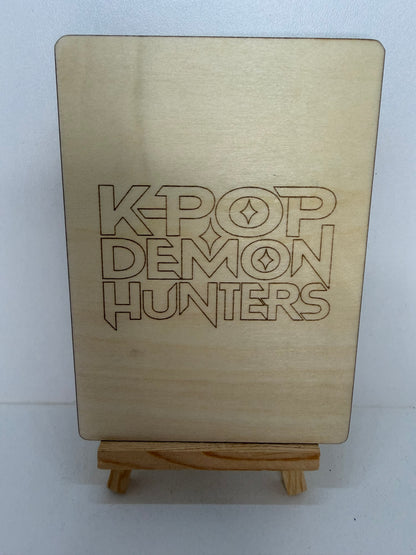 Carte en bois - K-POP - Mystery Saja