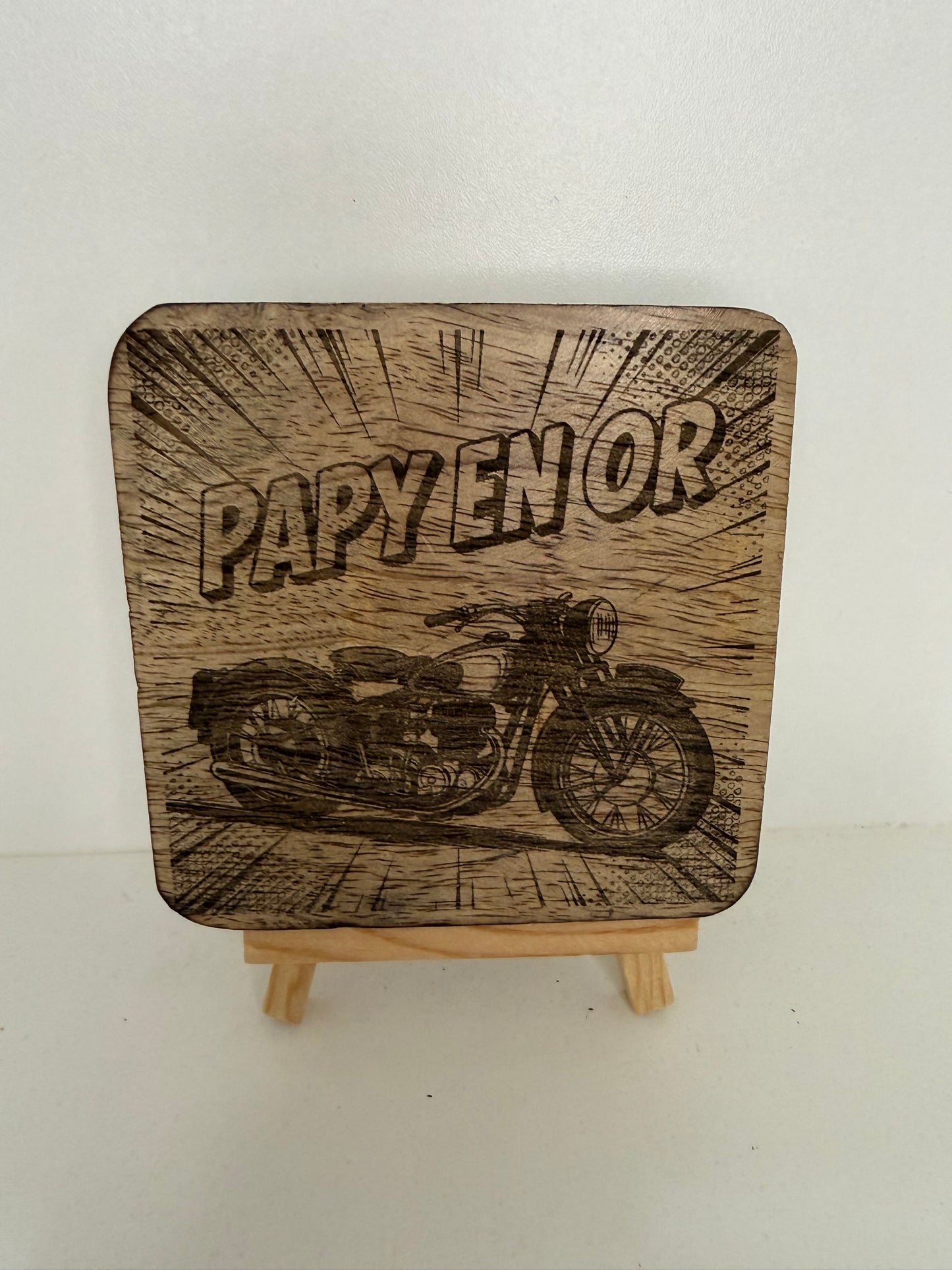 Dessous de verre - Thème Papy