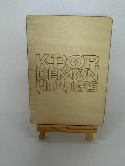 Carte en bois - K-POP - Mira