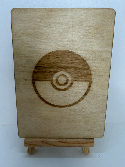 Carte en bois - Pokémon - Salameche